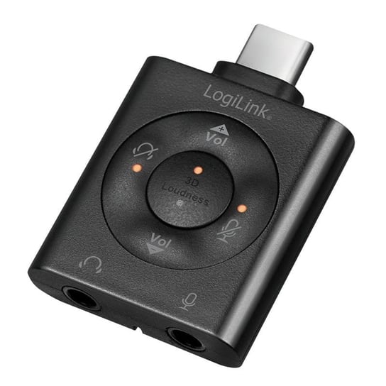 LogiLink Adapter audio USB-C/M do 2xjack 3.5mm 7.1 LogiLink