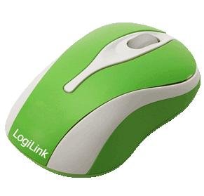LogiLink Minimyszka optyczna do notebooka zielona LogiLink