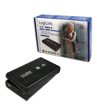 LogiLink Obudowa aluminiowa na dysk SATA 3,5' USB2.0 LogiLink