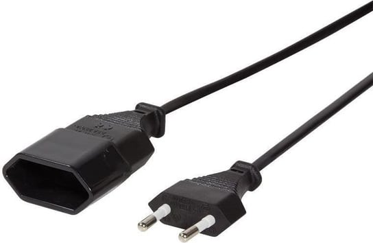 LogiLink Przedłużacz kabla zasilającego LogiLink CP124 Euro CEE 7/16 czarny 3m - CP124 LogiLink
