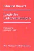 Logische Untersuchungen. 3 Bände Husserl Edmund