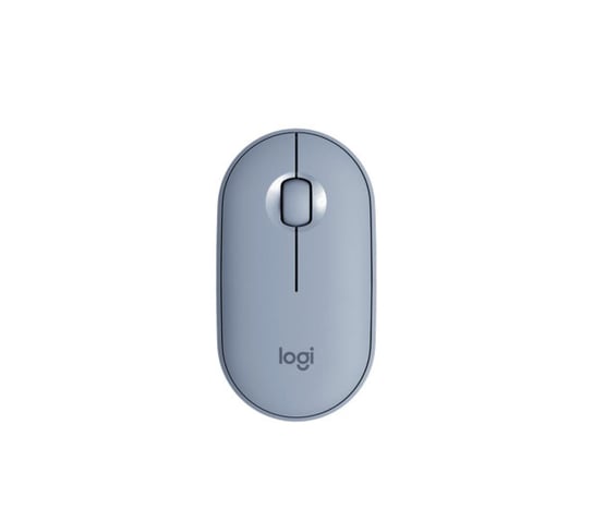 Logitech Pebble M350 Wireless Mouse - BLUE GREY - EMEA Logitech