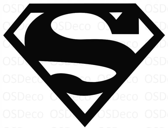 Logo Superman Dekoracja Do Pokoju Dziecka Xl T104 Inna marka