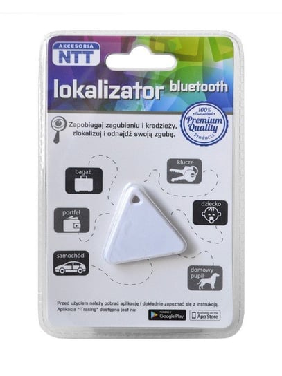 LOKALIZATOR bluetooth NTT ACBT001W, typ trójkąt, biały NTT