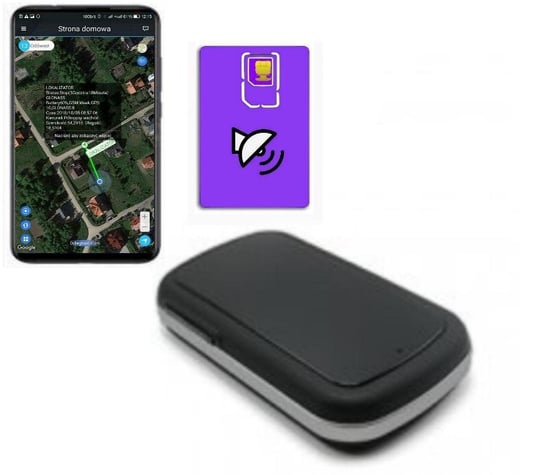 Lokalizator GPS AlarmZone AZ5000G z wbudowanym akumulatorem 5000mAh, bez abonamentu. AlarmZone
