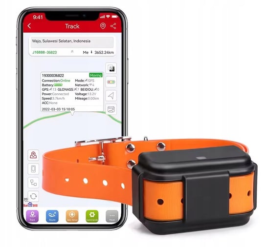 Lokalizator GPS draVires dla dużego psa obroża konia krowy Inna marka