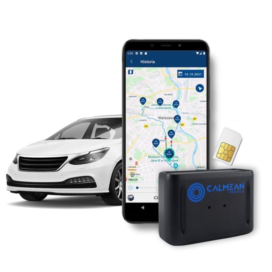 Lokalizator GPS Samochodu 20dni Magnes SIM CALMEAN Mini CALMEAN