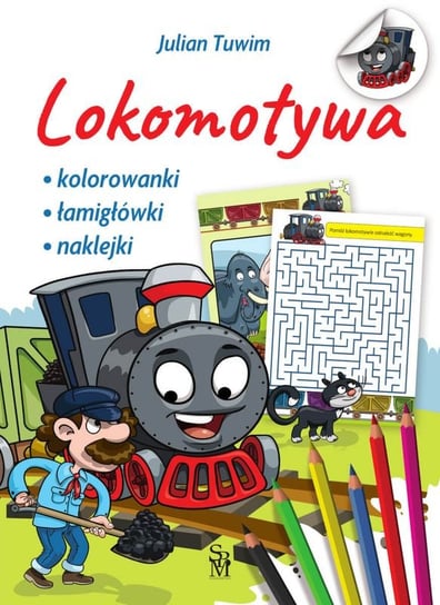 Lokomotywa z naklejkami Tuwim Julian