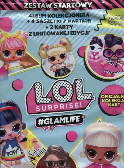 LOL Surprise, karty dziecięce Glamlife Megazestaw startowy Panini