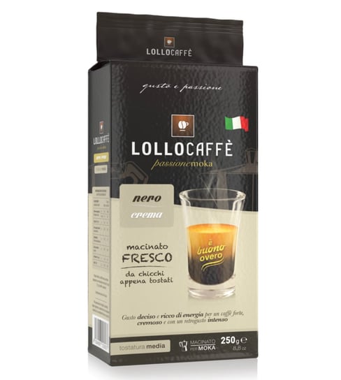 LOLLO CAFFE' NERO CREMA kawa mielona 250g Inny producent
