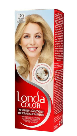 Londa, Color Cream, farba do włosów 10/8 platynowo-srebrny Londa