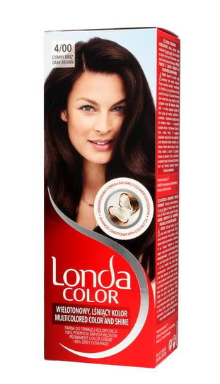 Londa, Color Cream, farba do włosów 4/00 ciemny brąz Londa