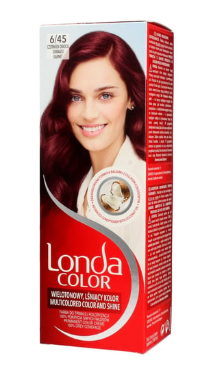 Londa, Color Cream, farba do włosów 6/45 czerwień owocu granatu Londa