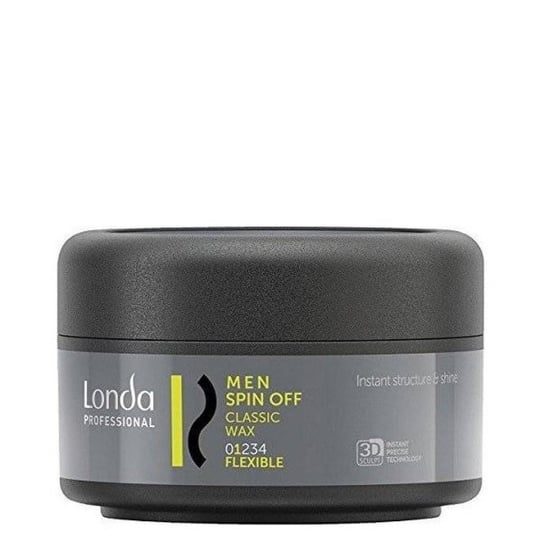 Londa Professional, Men Spin Off Classic Wax, Wosk do stylizacji włosów dla mężczyzn, 75ml Londa Professional