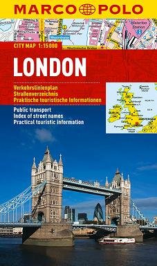 London. City Map 1:15 000 Opracowanie zbiorowe