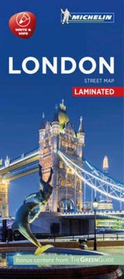 London Citymap Laminated.  Londyn Mapa Michelin laminowana 2016. 1/15,000 Opracowanie zbiorowe