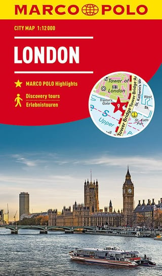London. Mapa 1:12 000 Opracowanie zbiorowe