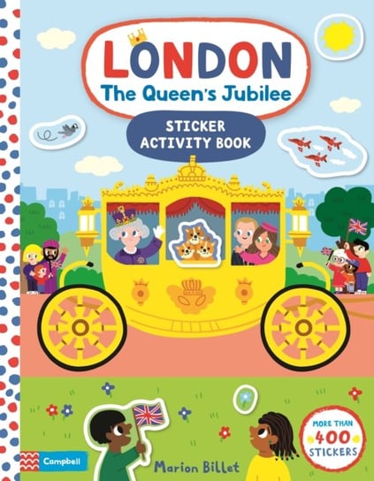 London The Queens Jubilee Sticker Activity Book Billet Marion
