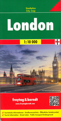 Londyn. Mapa 1:10 000 Freytag & Berndt