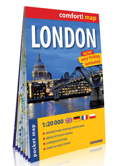 Londyn. Plan miasta kieszonkowy 1:20 000 Opracowanie zbiorowe