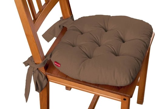 Loneta Siedzisko Marcin na krzesło, brązowy, 40x37x8 cm Dekoria