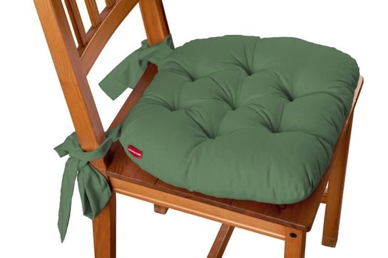 Loneta Siedzisko Marcin na krzesło, butelkowa zieleń, 40x37x8 cm Dekoria