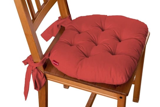 Loneta Siedzisko Marcin na krzesło, czerwony, 40x37x8 cm Dekoria