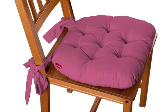 Loneta Siedzisko Marcin na krzesło, różowy, 40x37x8 cm Dekoria
