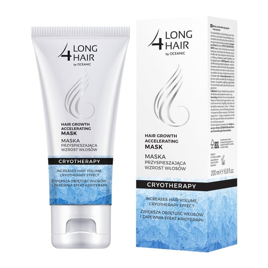 Long 4 Lashes, Efekt Krioterapii, maska przyspieszająca wzrost włosów, 200 ml Long 4 Lashes