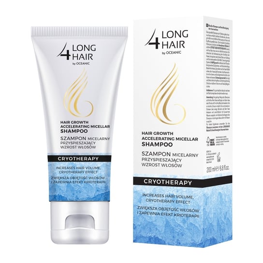 Long 4 Lashes, Efekt Krioterapii, szampon przyspieszający wzrost włosów, 200 ml Long 4 Lashes