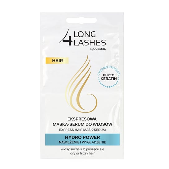 Long 4 Lashes, Express Hair Mask Serum, maska-serum do włosów Hydro Power, 2x6 ml Long 4 Lashes