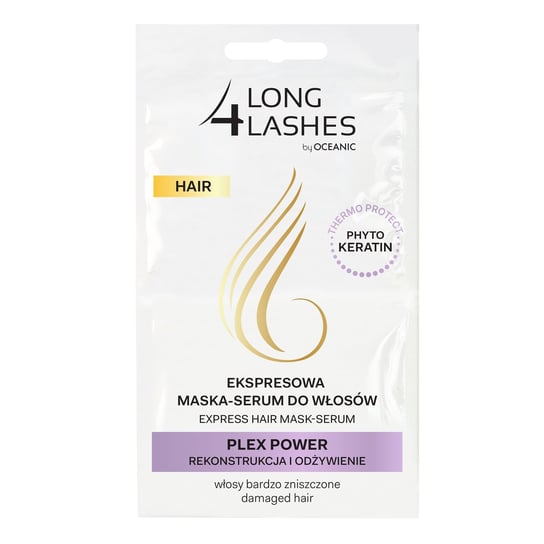 Long 4 Lashes, Plex Power, ekspresowa maska-serum do włosów, 2x6 ml Long 4 Lashes