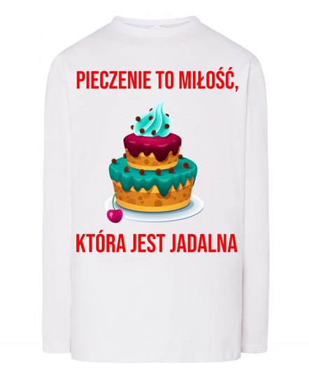 Longsleeve dla Cukiernika Pieczenie To Miłość r.M Inna marka