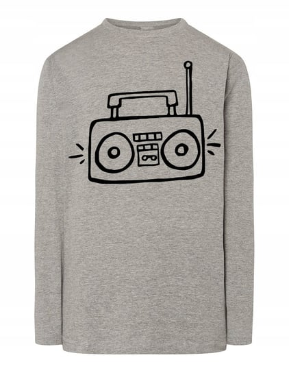 Longsleeve fajny nadruk Radio Muzyka r.5XL Inna marka