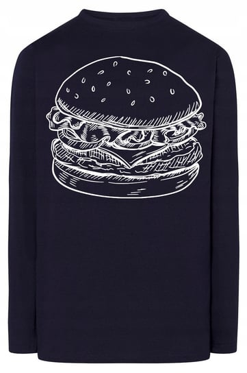 Longsleeve męski fajny nadruk BURGER r.L Inna marka