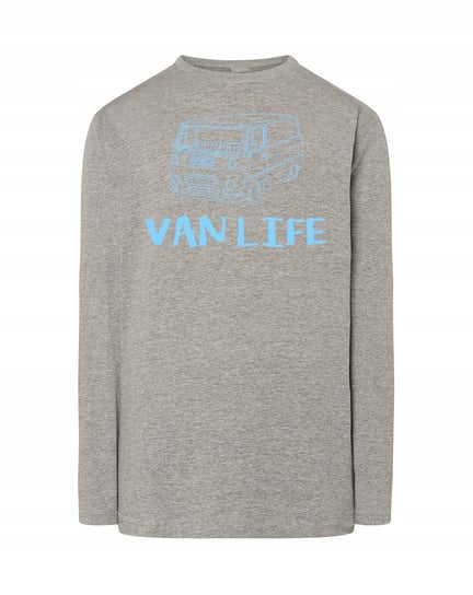 Longsleeve męski FAJNY nadruk VAN Van Life r.3XL Inna marka