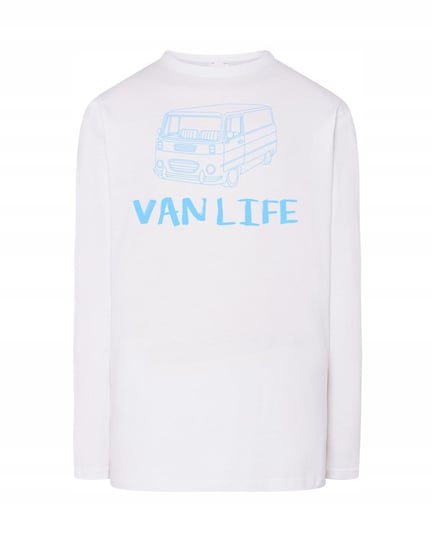 Longsleeve męski FAJNY nadruk VAN Van Life r.XXL Inna marka