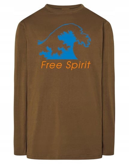 Longsleeve męski nadruk FALA Free Spirit r.XXL Inna marka