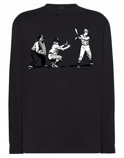 Longsleeve męski nadruk Gra Sport BASEBALL r.XXL Inna marka