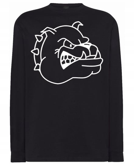 Longsleeve męski nadruk groźny pies r.3XL Inna marka