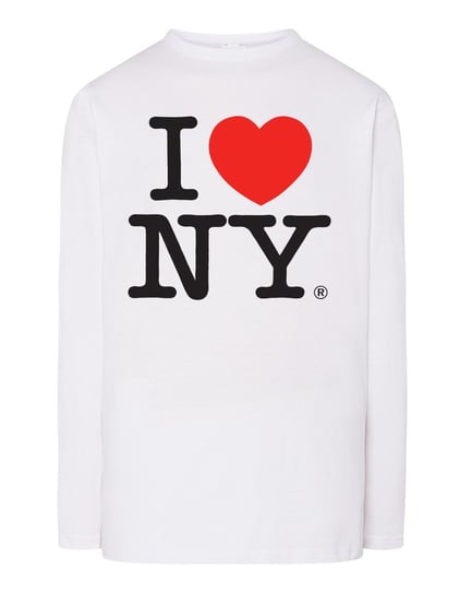 Longsleeve męski nadruk I love NY r.XS Inna marka