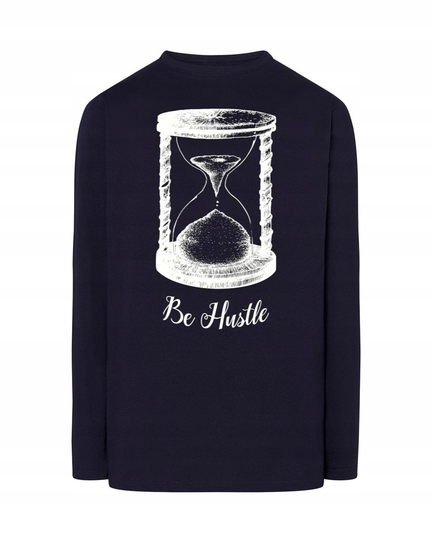 Longsleeve męski nadruk KLEPSYDRA Be Hustle r.5XL Inna marka