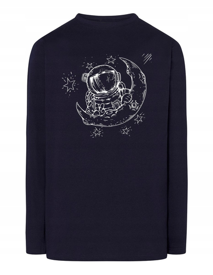 Longsleeve męski nadruk KOSMOS ASTRONAUTA r.XXL Inna marka
