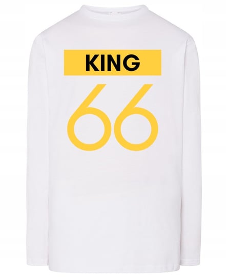 Longsleeve męski nadruk KRÓL KING 66 r.L Inna marka