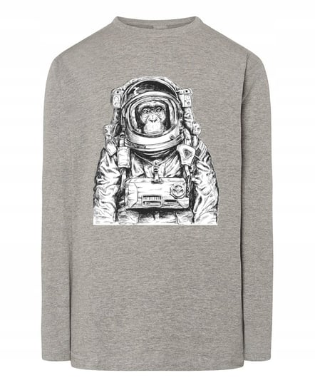 Longsleeve męski nadruk Małpa Astronauta r.XS Inna marka