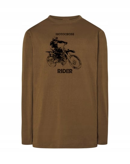 Longsleeve męski nadruk motor MOTOCROSS r.S Inna marka