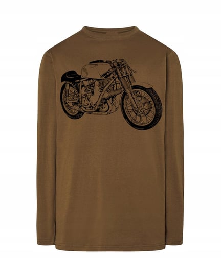 Longsleeve męski nadruk Motor Motocykl r.3XL Inna marka