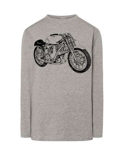 Longsleeve męski nadruk Motor Motocykl r.4XL Inna marka
