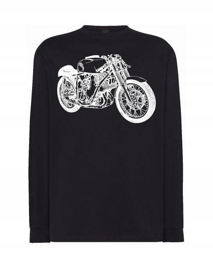 Longsleeve męski nadruk Motor Motocykl r.L Inna marka