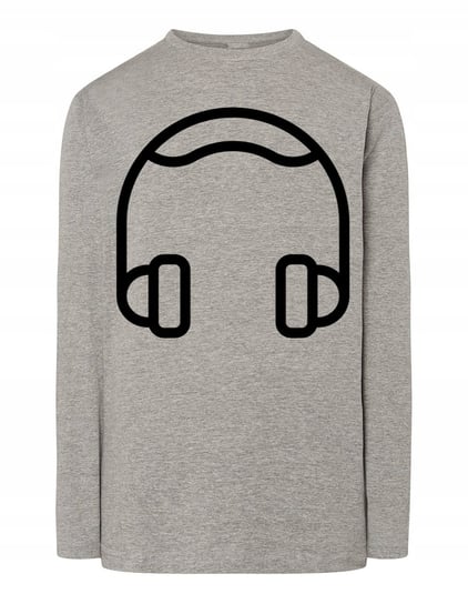 Longsleeve męski nadruk Muzyka Słuchawki r.S Inna marka